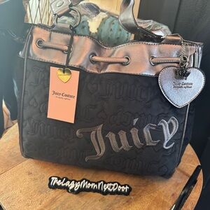 Juicy Couture Black Quilted Women's Bag Daydreamer